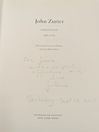 John Zurier, Paintings 1981-2014