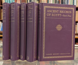 Item #112535 Ancient Records of Egypt: Historical Documents from the Earliest Times to the...