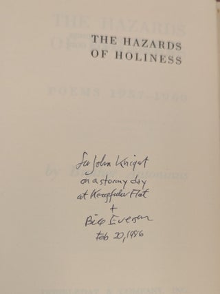 The Hazards of Holiness: Poems 1957-1960