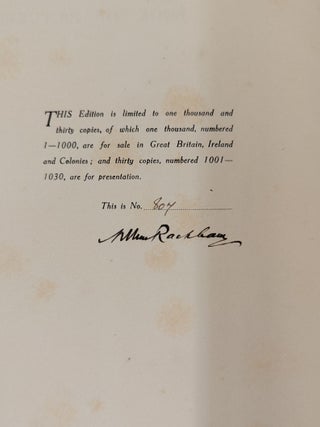Arthur Rackham's Book of Pictures (Signed) ed. of 1000