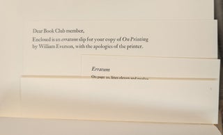 On Printing