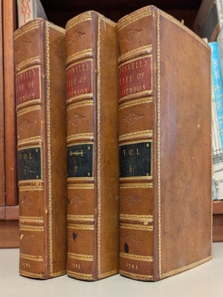 The Life of Samuel Johnson, LL.D., 2nd ed, 3 vol. James Boswell.