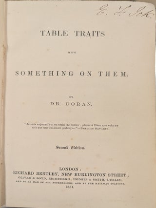 Table Traits with Something on Them, 2nd ed.