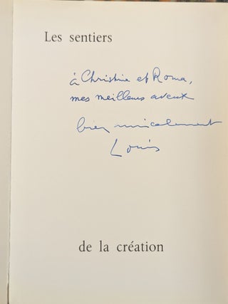 Je n'ai jamais appris a ecrire ou les incipit