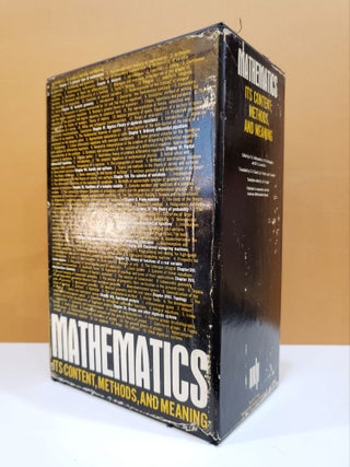 Mathematics: Its Content, Methods, and Meaning, Vols. I-III