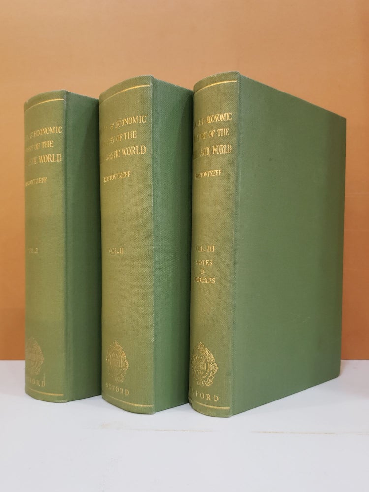 Item #1136280 The Social and Economic History of the Hellenistic World, Vols. I-III. M. Rostovtzeff.