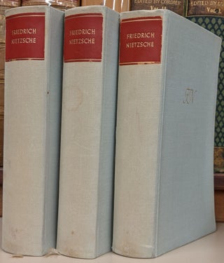 Item #1137746 Werke in Drei Banden, 3 Vols. Friedrich Nietzsche