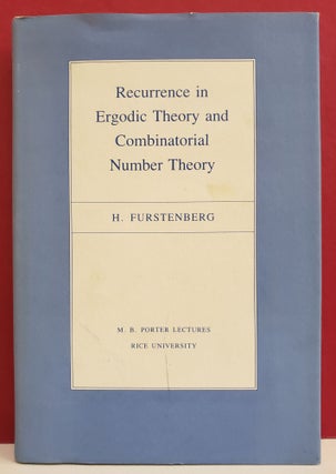 Item #1139266 Recurrence in Ergodic Theory and Combinatorial Number Theory. H. Furstenberg