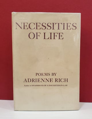 Item #1139750 Necessities of Life: Poems 1962-1965. Adrienne Rich