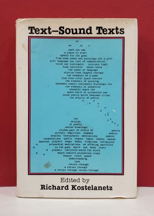 Item #1139755 Text-Sound Texts. Richard Kostelanetz