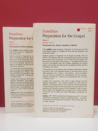 Eusebius: Preparation for the Gospel