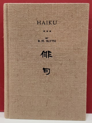 Item #1140839 Haiku in Four Volumes: Vol. 3, Summer-Autumn. R H. Blyth