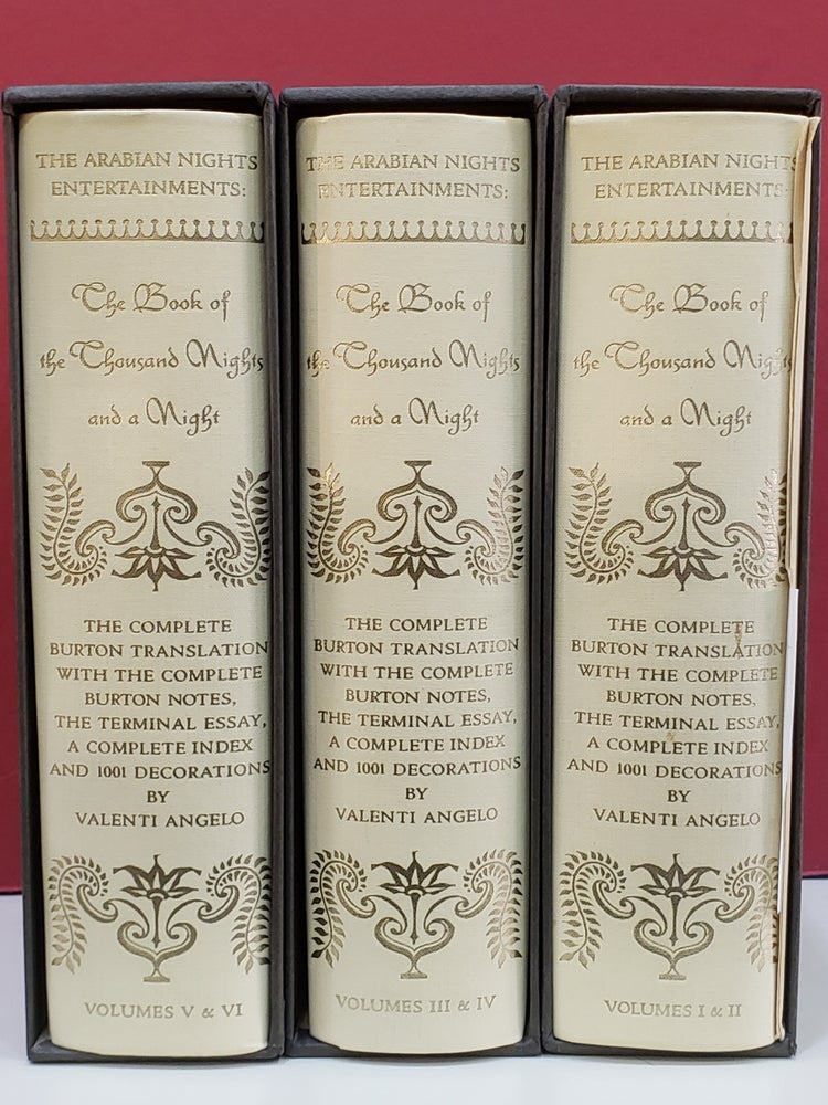 Item #1143877 The Book of The Thousand Nights and a Night: A Plain and Literal Translation of the Arabian Nights Entertainments, 3 Vols. Valenti Angelo Richard F. Burton, transl, illstr.