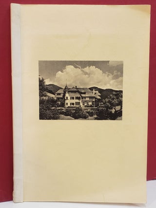 Item #1144592 Beginnings of the Mathematical Research Institute Oberwolfach at the Country-House...