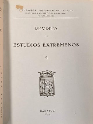 Revista de Estudios Extremenos, 1-3