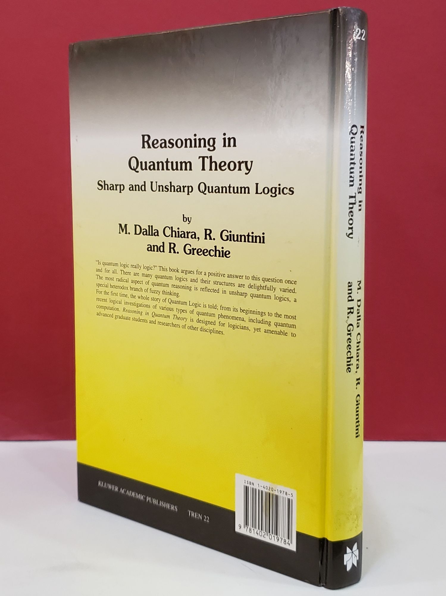 Reasoning in Quantum Theory: Sharp and Unsharp Quantum Logics | R ...