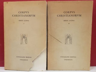 Item #1147462 Corpvs Christianorvm: Series Latina, Qvinti Septimi Florentis, Tertvlliani Operea. n/a
