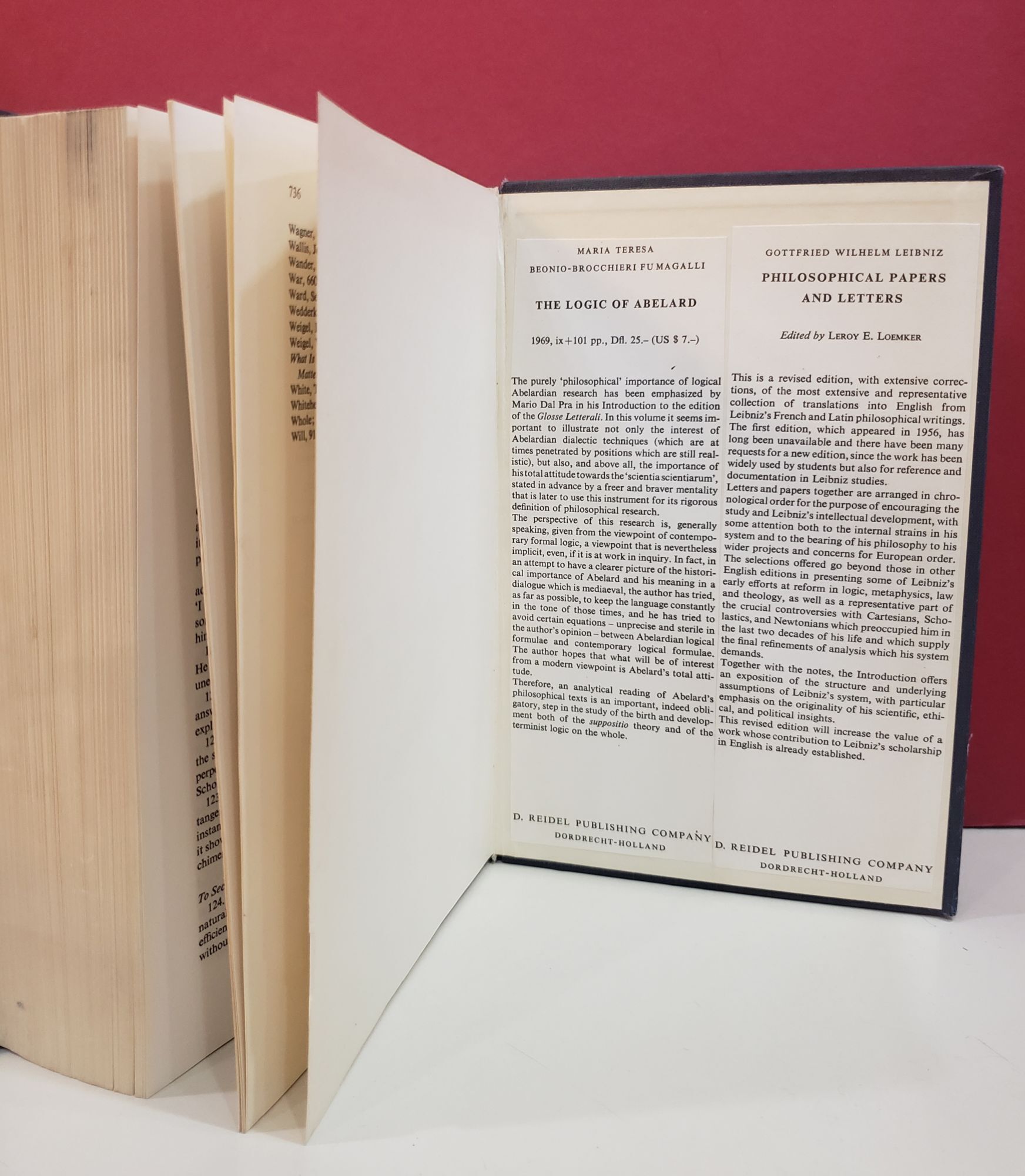Philosophical Papers and Letters | Leroy E. Loemker Gottfried