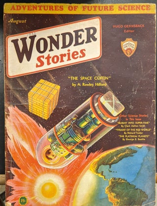 Item #1152p Wonder Stories, August 1932. Hugo Gernsback