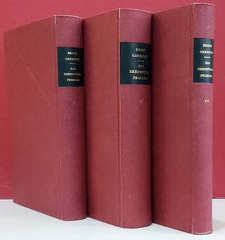Das Erkenntnisproblem in der Philosophie und Wissenschaft der Neueren Zeit, 3 vol.