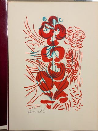40 Chanson et dechansons composees par Tristan Tzara Illustrees par Jacques Herold (signed )