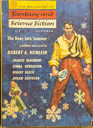 Item #1154p The Magazine and Science Fiction, October-December 1956 (The Door Into Summer)....