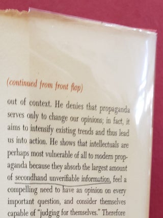 Propaganda: The Formation of Men's Attitudes
