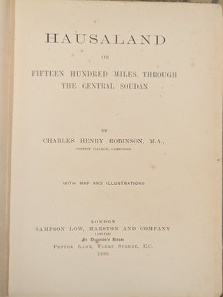 Hausaland or Fifteen Hundred Miles Through the Central Soudan