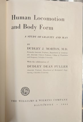 Human Locomotion and Body Form: A Study of Gravity and Man