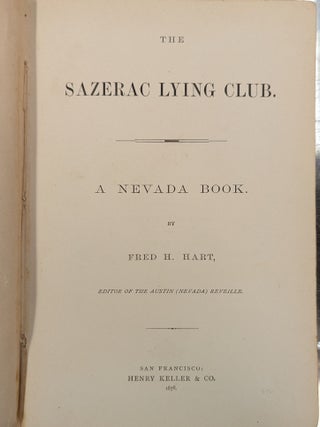 The Sazerac Lying Club: A Nevada Book