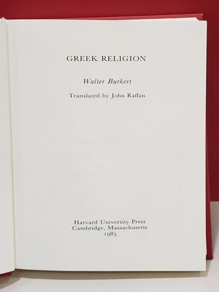 Greek Religion
