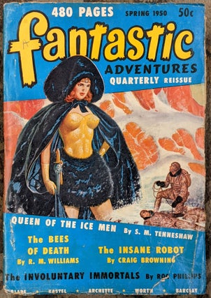 Item #1157p Fantastic Adventures Quarterly reissue, Spring 1950. Ziff-Davis