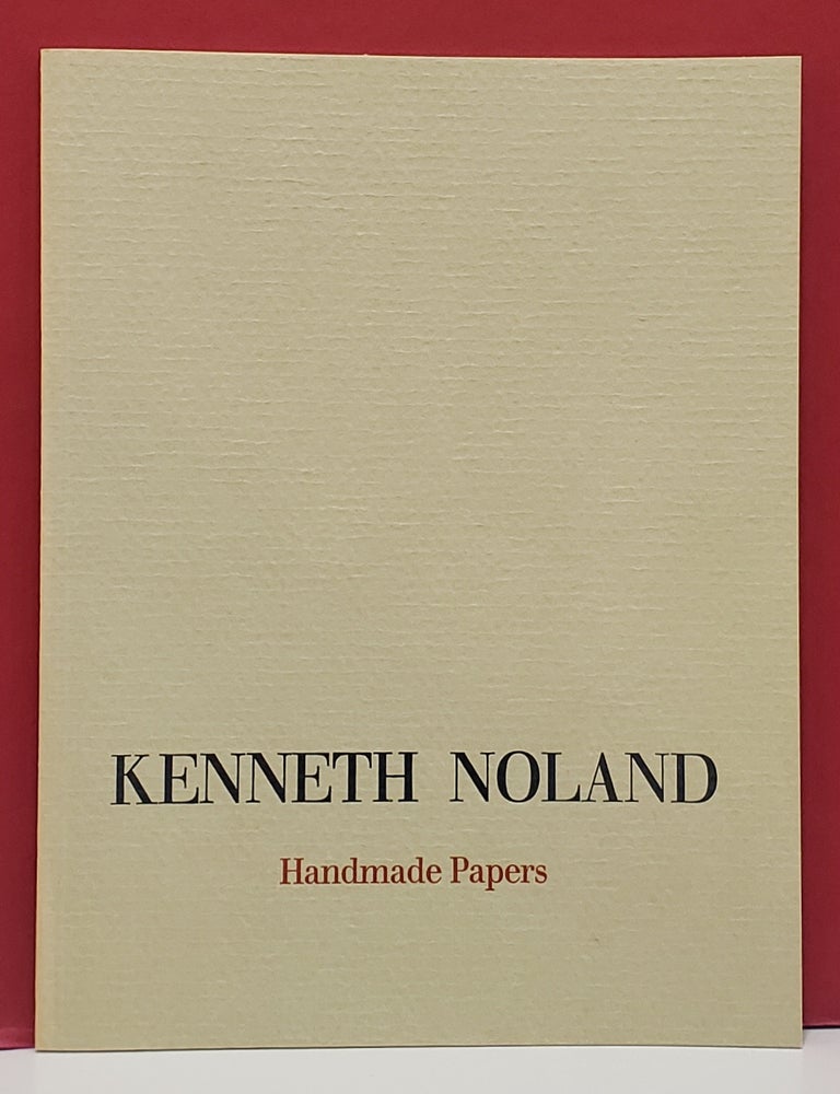 Item #1158055 Kenneth Noland: Handmade Papers. Judith Goldman Kenneth Noland.