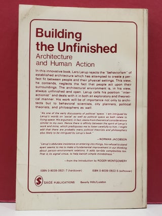 Building the Unfinished: Architecture and Human Action