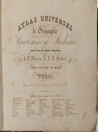 Atlas Universel de Geographie Ancienne et Moderne