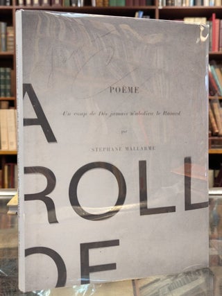 Item #116747 A Roll of the Dice Will Never Abolish Chance. Stephane Mallarme, Robert Bononno,...
