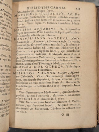 Bibliotheca Bibliothecarum curis Secundis Auctior accedit Biblioheca Nummiria is duas Partes tributa