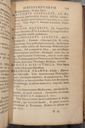 Bibliotheca Bibliothecarum curis Secundis Auctior accedit Biblioheca Nummiria is duas Partes tributa