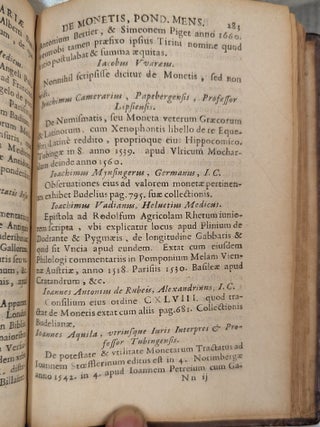 Bibliotheca Bibliothecarum curis Secundis Auctior accedit Biblioheca Nummiria is duas Partes tributa