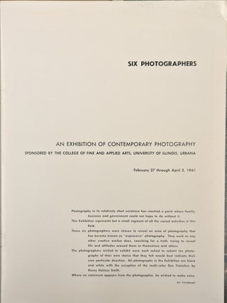 Six Photographers: A Exhibition of Contemporary Photography
