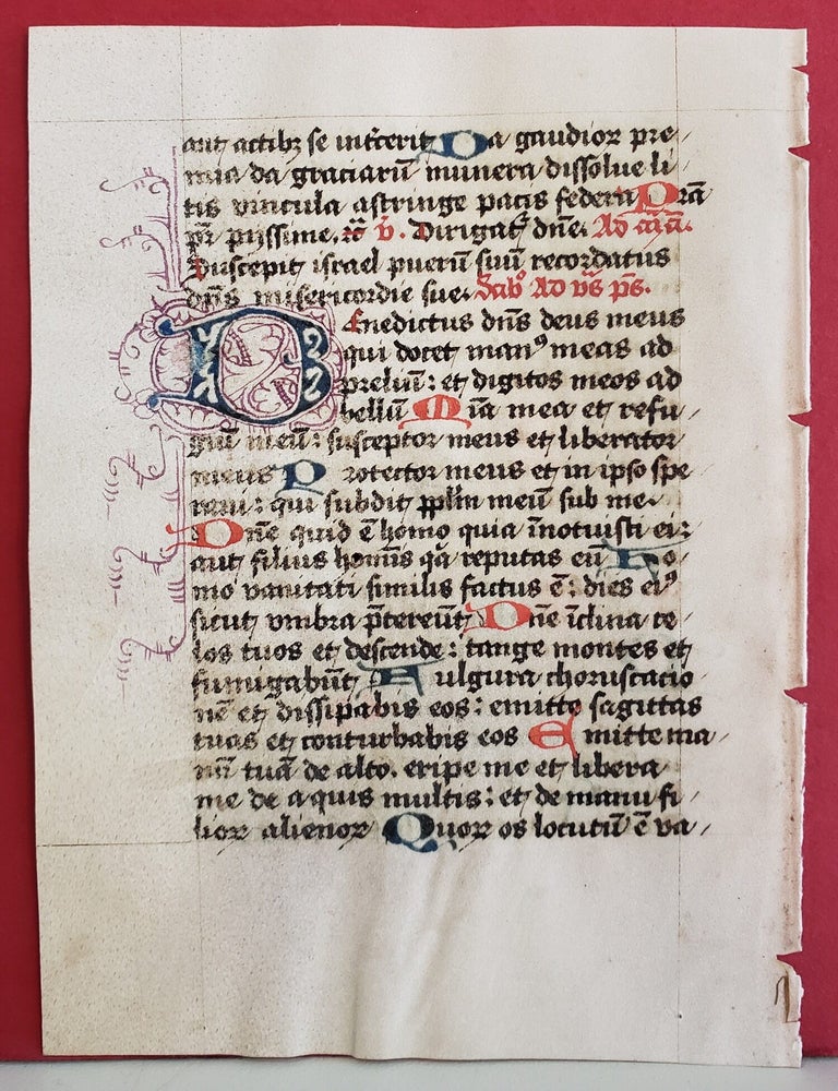 Item #117125 Medieval Liturgy Manuscript Leaf on Vellum