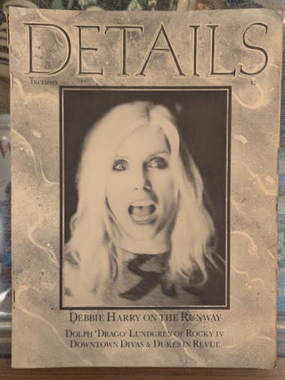 Item #117268 Details Magazine, December 1985: Debbie Harry on the Runway