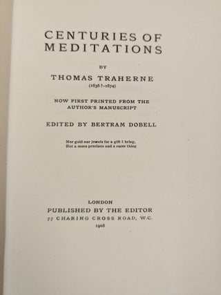 Centuries of Meditations