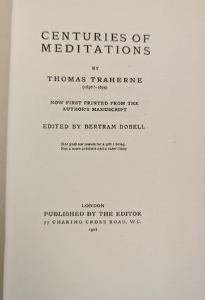 Centuries of Meditations