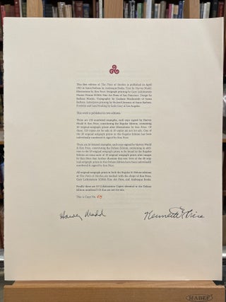 The Plain of Smokes (with 2 signed serigraphs)