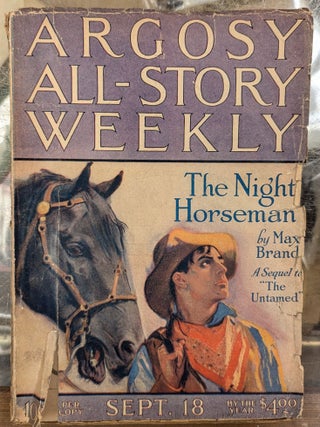 Item #1239p Argosy All-Story Weekly, September 18, 1920