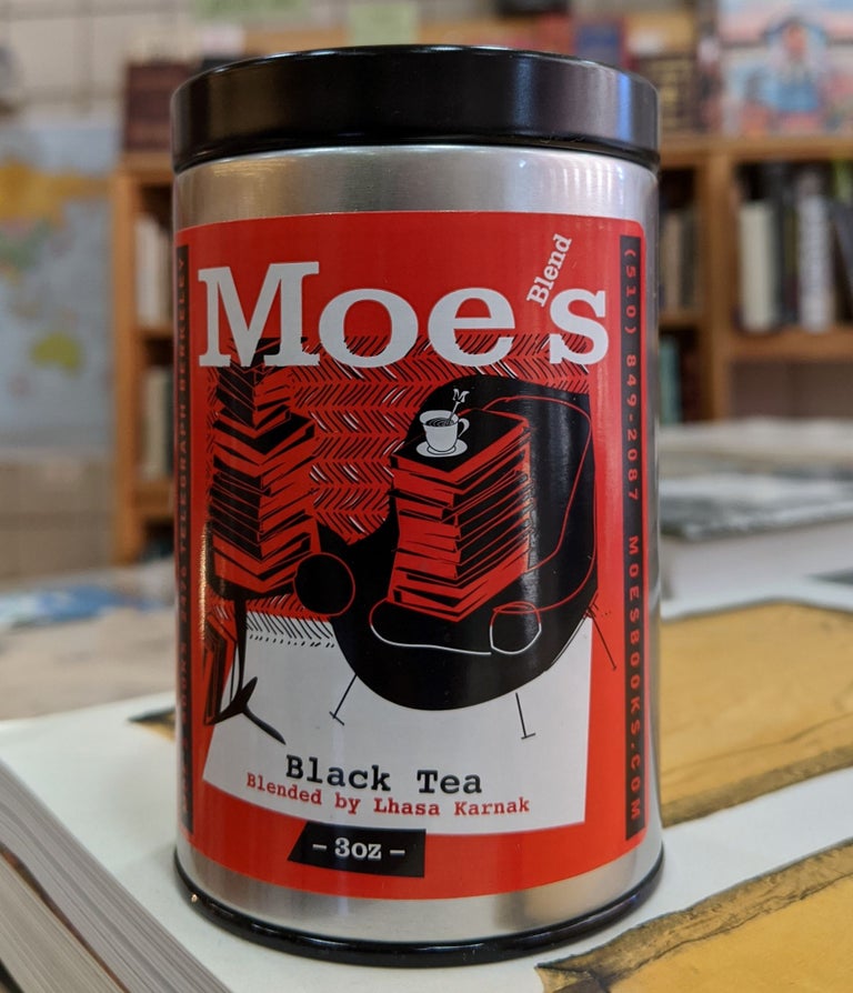 Item #200114 Moe's Breakfast Blend Black Tea. Moe's Books Lhasa Karnak.