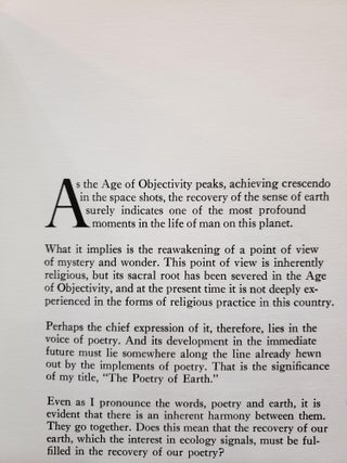 Earth Poetry (Expanded Version Fine Press)