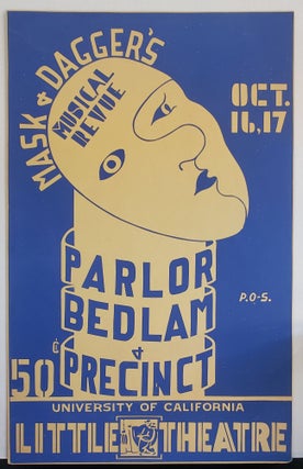 Item #2032b Mask & Dagger's Musicl Revue: Parlor, Bedlam & Precinct. Mask, Phillip...