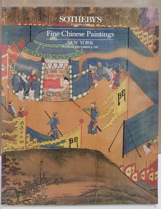 Item #2041929 Sotheby's Sale 5648: Fine Chinese Paintings and Calligraphy (December 8, 1987)....